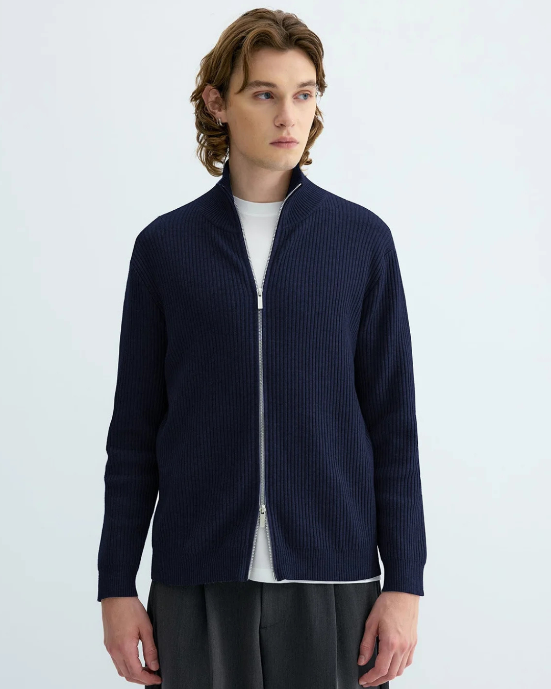 BLNKR Knit Cardigan Zip-Up
