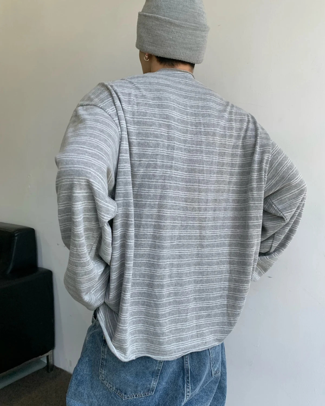 BLNKR Loose Striped Longsleeve