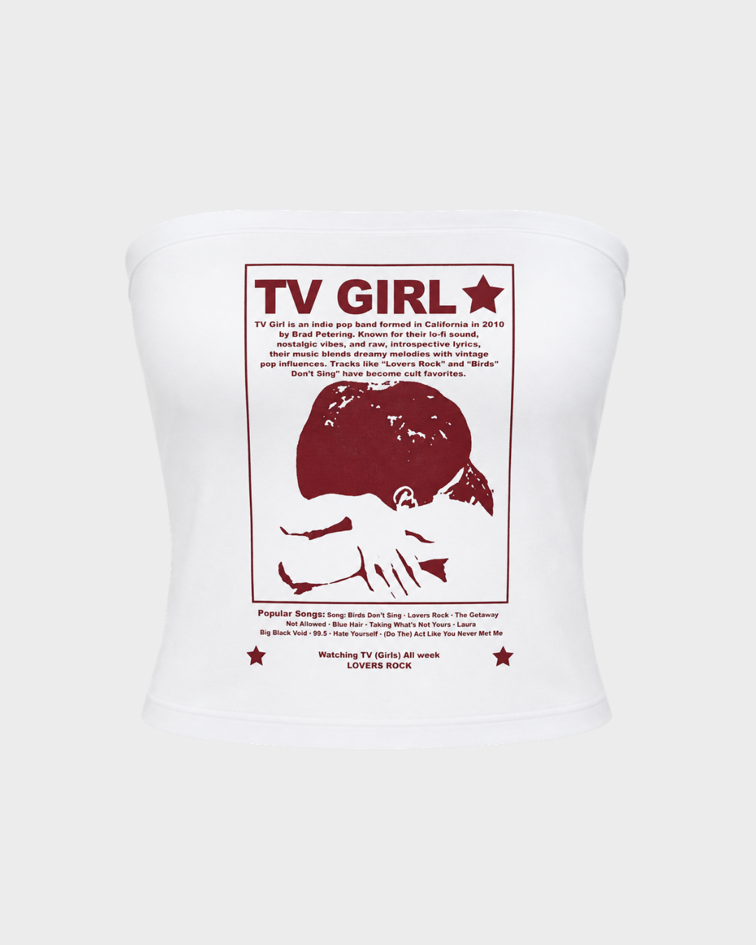 BLNKR Tv Girl Tube Top