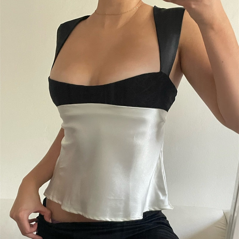 THE SATIN BABY DOLL TANK