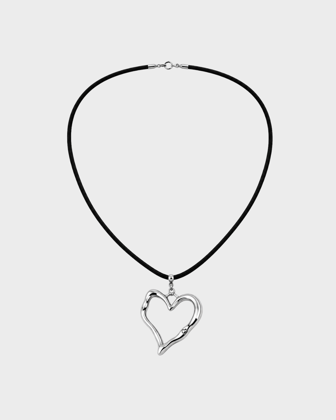BLNKR Steel Heart Pendant