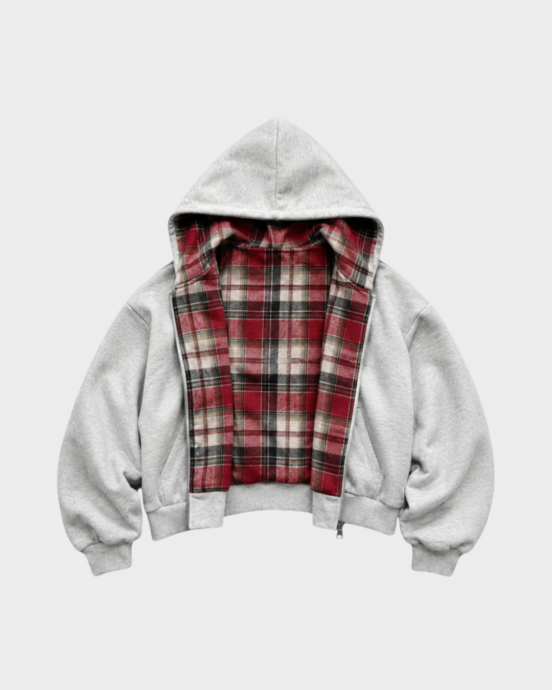 BLNKR Checkered Reversible Zip-Up