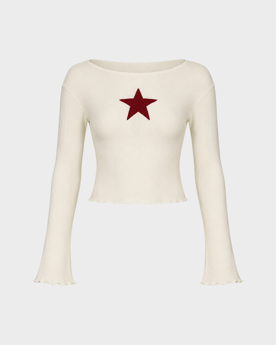 BLNKR Cropped Star Longsleeve