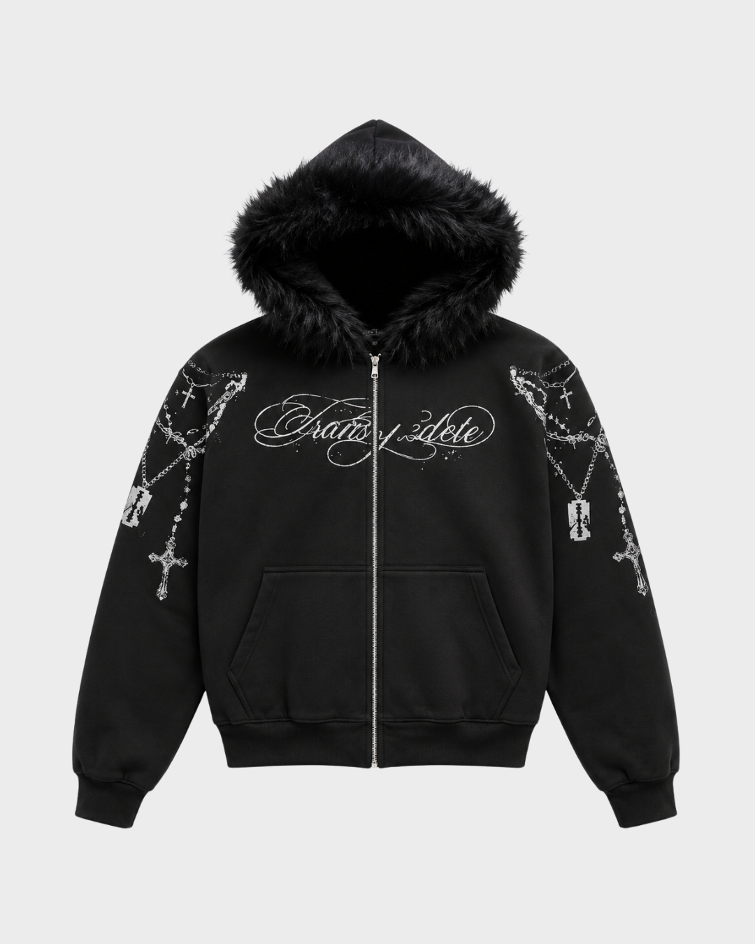 BLNKR Fur Trim Zip-Up
