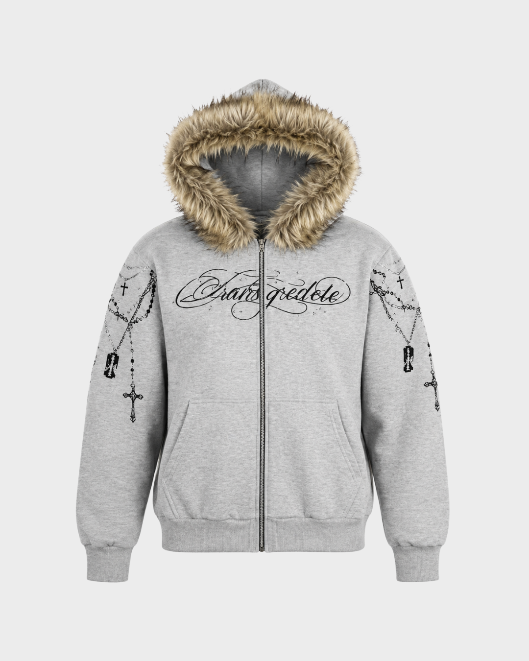 BLNKR Fur Trim Zip-Up
