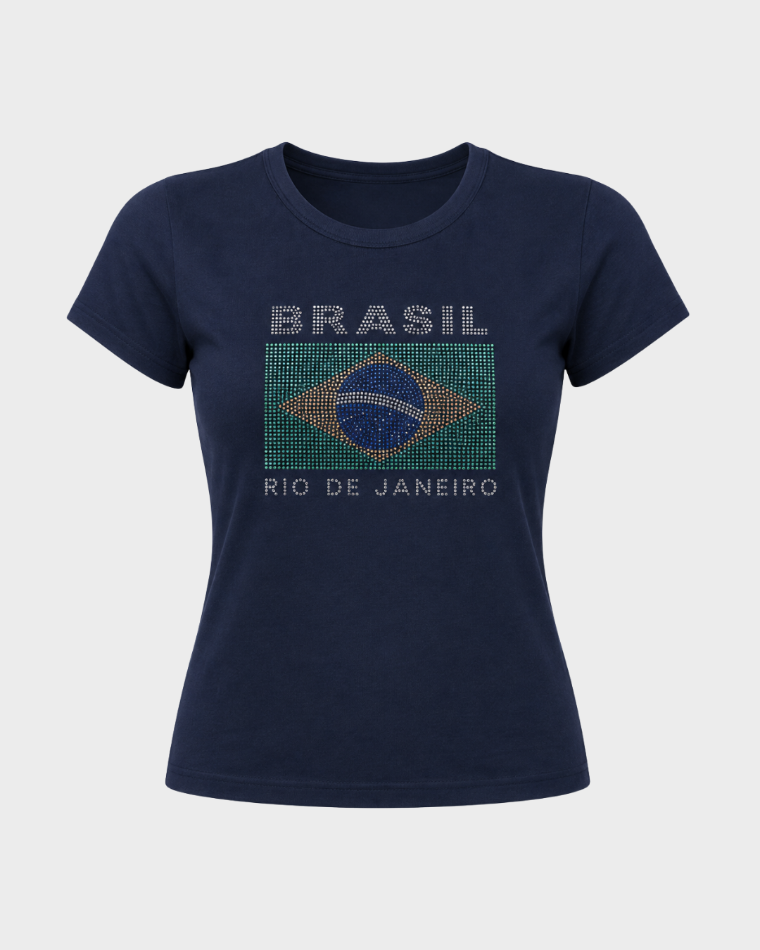 BLNKR Rhinestone Brasil Tee